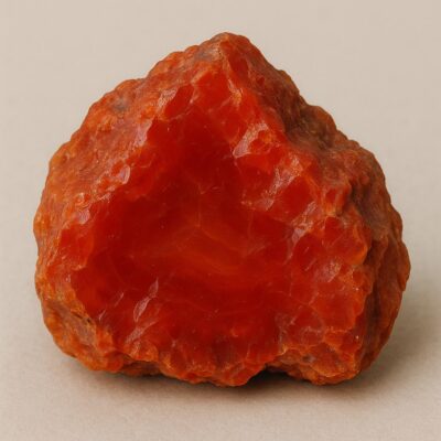 Carnelian, raw and unpolished with jagged edges